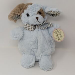 Bearington Baby Stout Sprouts Ruff Puppy Dog Blue Plush
